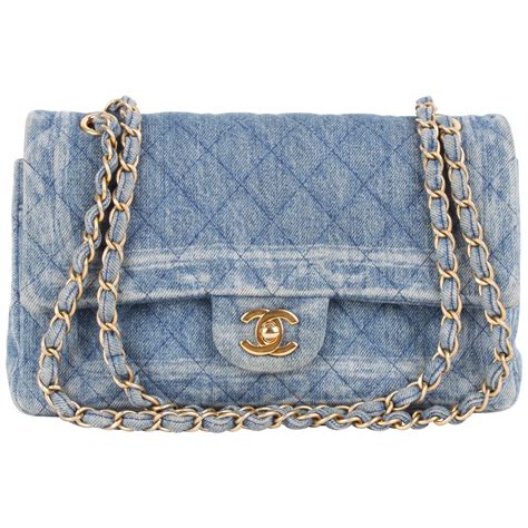 chanel denim bags|chanel denim flap bag 2019.